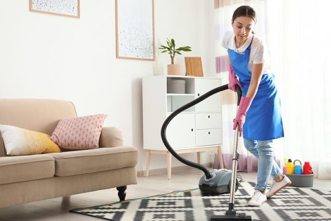 Helpa Cleaning a home